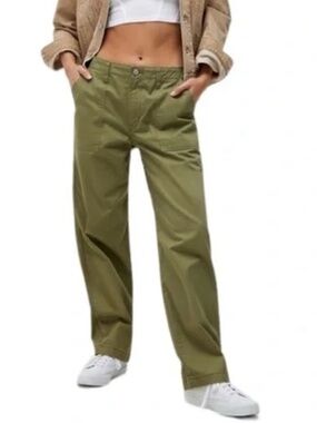 Levi's Olive Green Wide Leg Pants